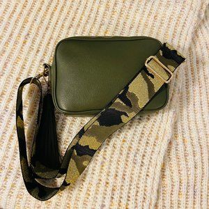 Ahdorned Green Vegan Leather Bag